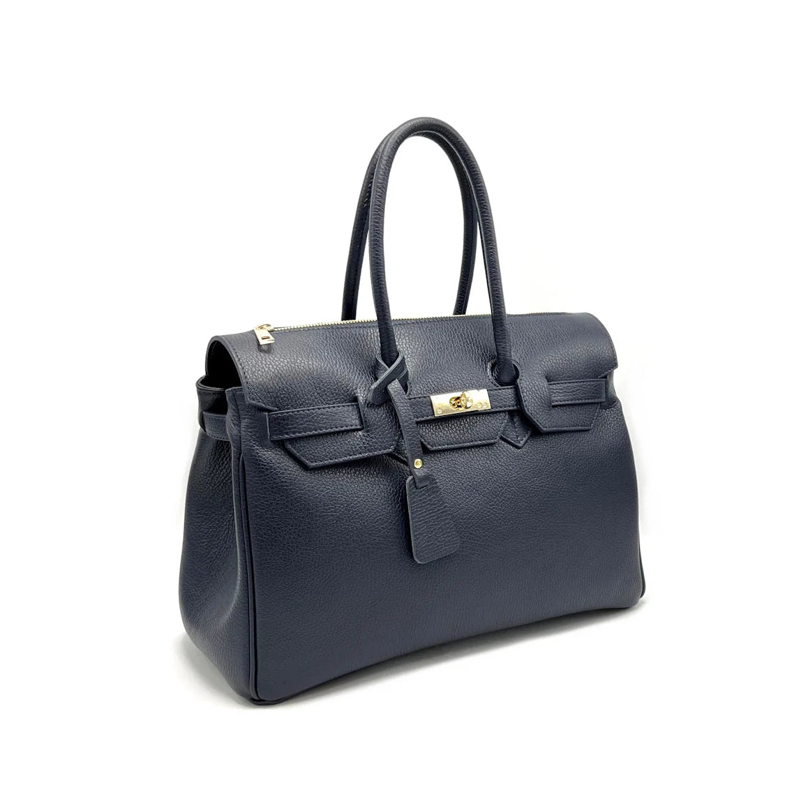 Geantă Oltrarno Crossbody albastră, vedere laterală